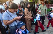 Semangat Siswa Baru Ikuti Hari Pertama MPLS