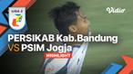 Berita video highlights laga Grup Tengah Liga 2 2022/2023 antara Persikab Kabupaten Bandung melawan PSIM Yogyakarta yang berakhir dengan skor 1-1, Minggu (28/8/2022) sore hari WIB.