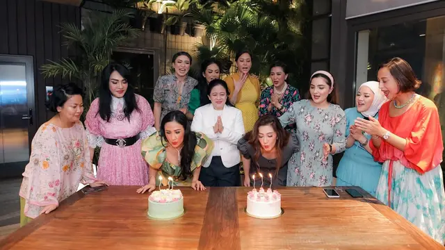 7 Potret Ulang Tahun Nafa Urbach Bareng Sahabat, Dihadiri Puan Maharani