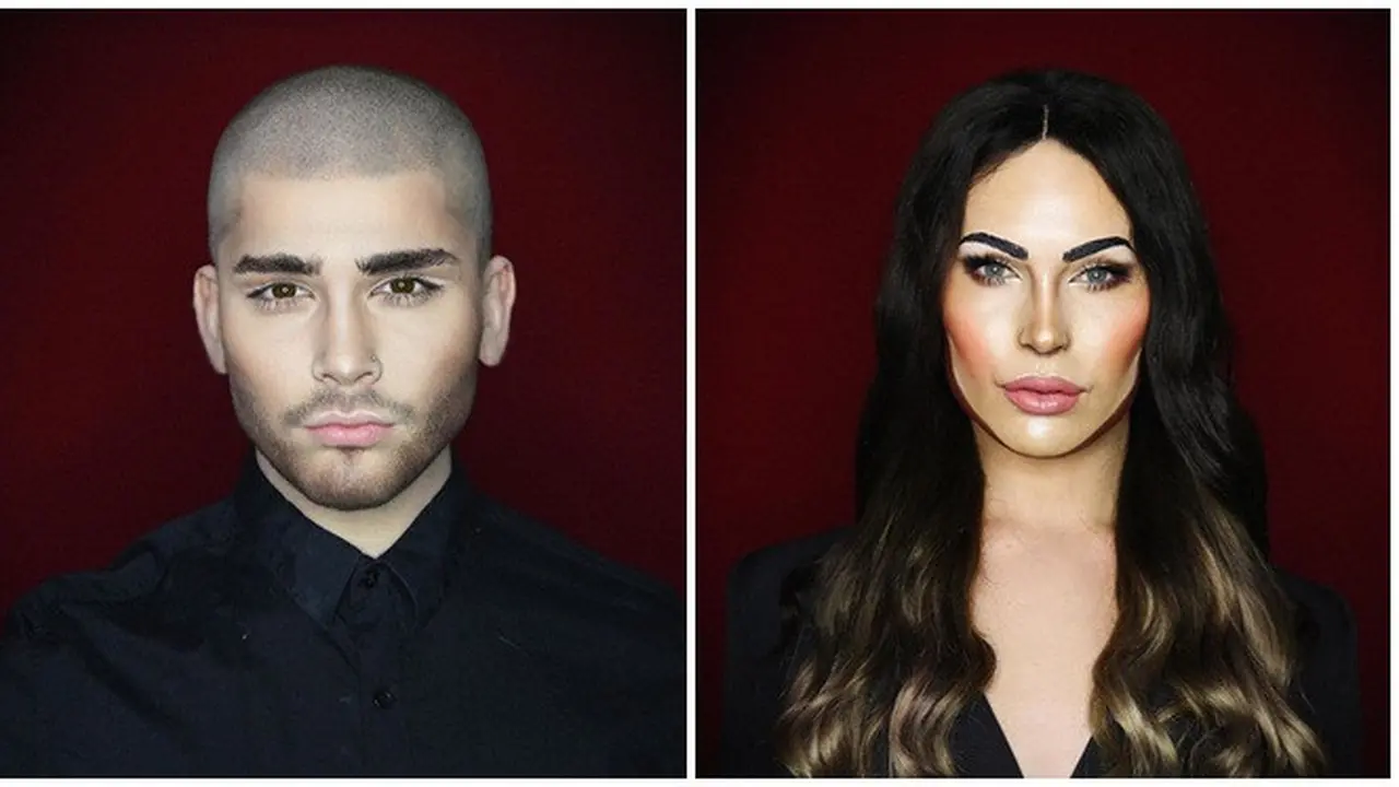 Influencer Ini Tiru Wajah Artis Hollywood dengan Makeup, 7 Hasilnya Mengagumkan