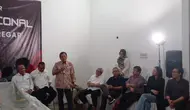 Aktivis Nasional Hariman Siregar saat peresmian Kantor Forum Aktivis Nasional (FAN) di Mampang, Jakarta Selatan, Kamis (2/4) (Istimewa)