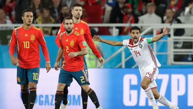 Ditahan Imbang Maroko, Spanyol Lolos 16 Besar