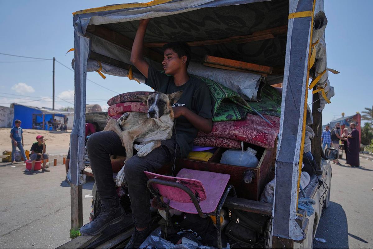 Foto: Ancaman Militer Israel Picu Eksodus Besar Warga Gaza