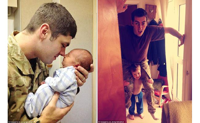 Apapun profesinya, seorang ayah selalu mencintai anak-anak mereka | | Foto: dailymail.co.uk
