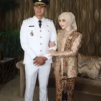 Kehadiran Margin Wieheerm mencuri perhatian karena tampilannya yang anggun dan elegan sebagai istri Ali Syakieb. [@marginw].