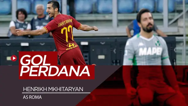 VIDEO: Mkhitaryan Cetak Gol Perdana untuk Roma di Serie A