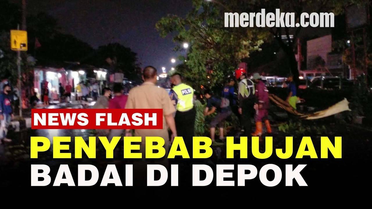VIDEO: BMKG Prediksi Hujan Badai Berpotensi Terjadi Lagi di Depok