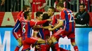Bayern Muenchen mengalahkan FC Porto 5-1 untuk melaju ke semifinal Liga Champions musim 2014-2015. (21/4/2015). (AFP/John Macdougall)