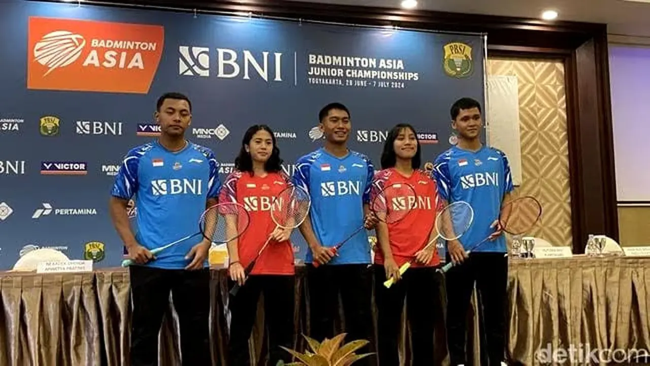 Atlet Indonesia yang akan turun di BNI Badminton Asia Junior Championships 2024