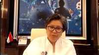 Wakil Ketua MPR Lestari Moerdijat saat diskusi daring "Sinergi Strategi Pemberdayaan Pemuda 2023". (Istimewa)