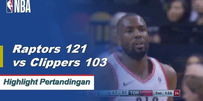 Cuplikan Pertandingan NBA : Raptors 121 vs Clippers 103