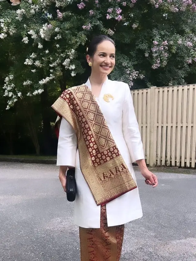 Enzy Storia rayakan 17 Agustus 2023 HUT RI-ke 78 di Washington D.C, Amerika Serikat (Foto: Instagram enzystoria)
