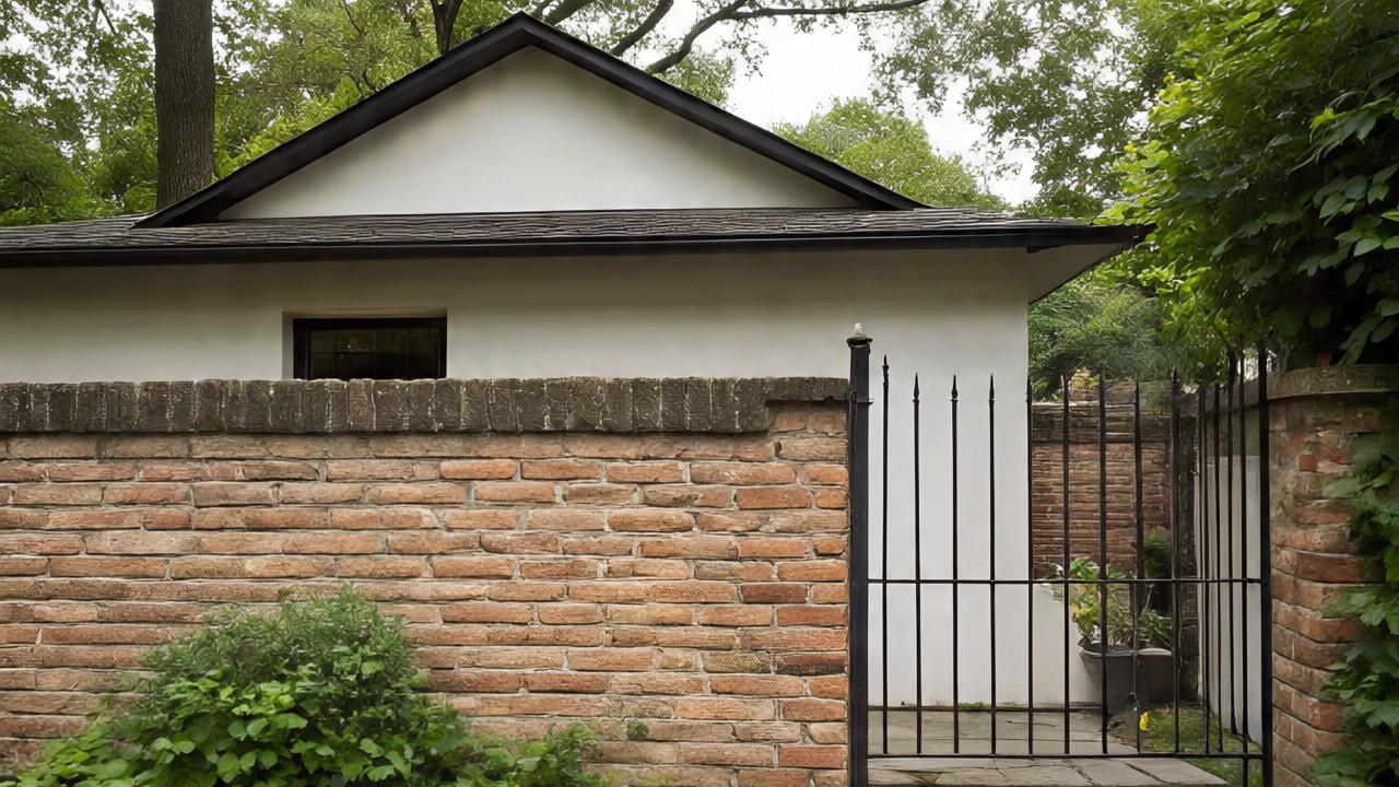 Pagar Rumah Batu Bata