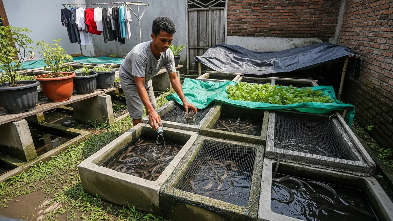 Ide Usaha Ternak Belut panen 3 Bulan untuk Anak Muda di Lahan Sempit & Modal Minim