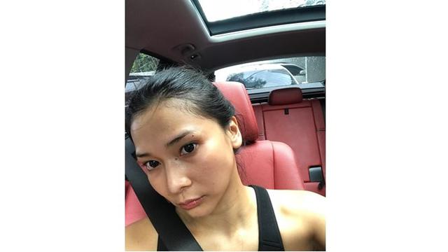 Potret Dita Anggraeni setelah berolahraga, tetap cantik meski berkeringat.