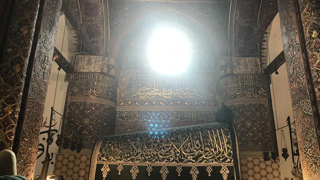 Makam Jalaludin Rumi di Museum Mevlana. (Liputan6.com/Luqman Rimadi)