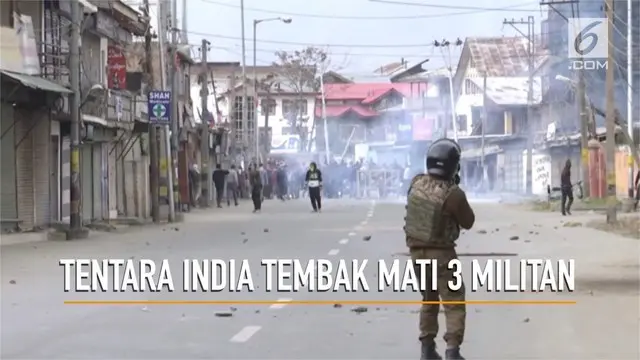Tiga militan Kashmir tewas dalam insiden baku tembak dengan tentara India di Distrik Anantnag.
