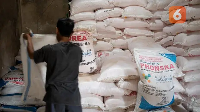 Pupuk bersubsidi di Kabupaten Ciamis. foto. Istimewa (Arfandi Ibrahim/Liputan6.com)