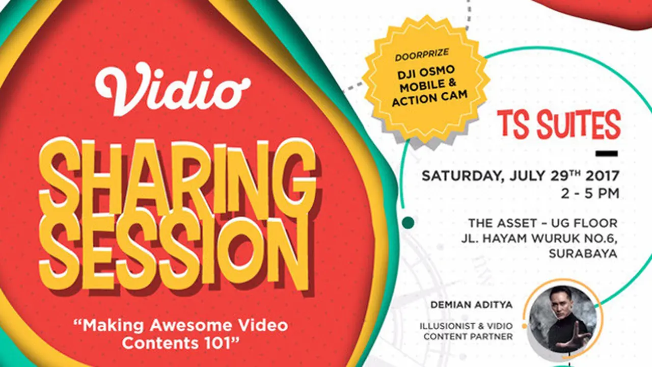 Yuk Ikuti Vidio Sharing Session Bersama Demian Aditya