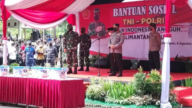 Kunjungan Panglima TNI dan Kapolri dalam serbuan vaksinasi COVID-19 di Balikpapan