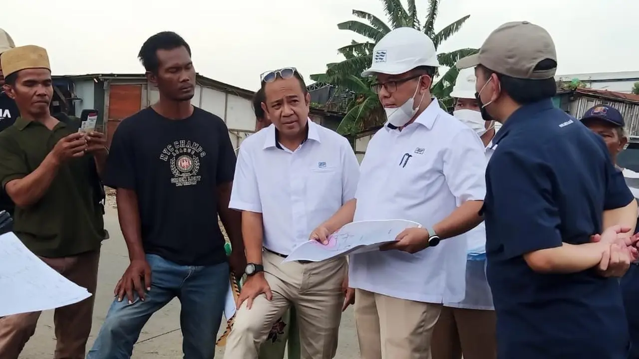 PAM JAYA siap tingkatkan pelayanan di Marunda Kepu dengan melakukan konfigurasi jaringan dan pembuatan bak serta pompa transfer untuk meningkatkan tekanan air