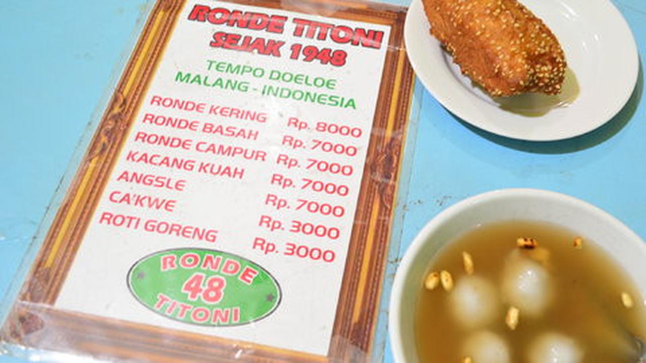 Kedinginan karena udara Malang? Hangatkan diri di Ronde Titoni