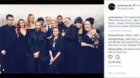 Simak alasan di balik busana hitam para selebritas Hollywood pada ajang Golden Globes 2018 berikut ini. (Foto: Instagram/ Goldenglobes)