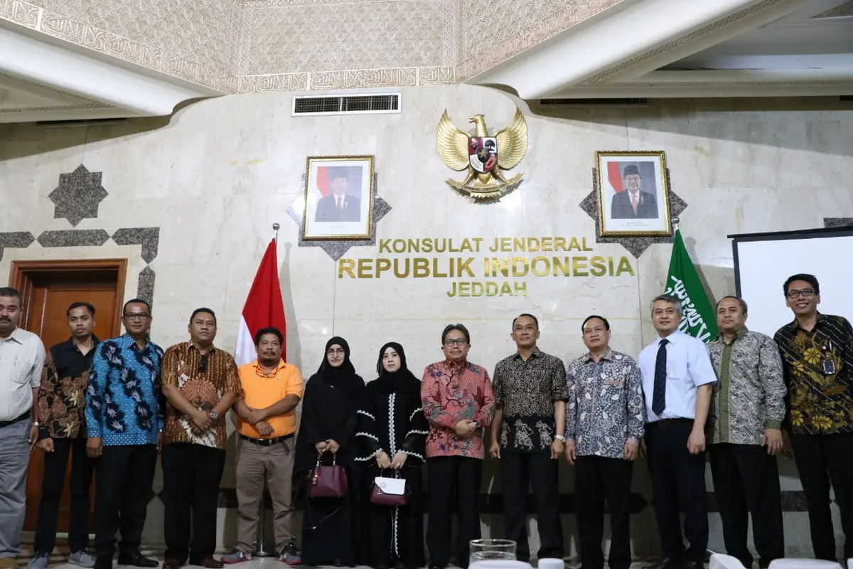 Ditjen Dukcapil Kementerian Dalam Negeri mendata WNI yang ada di Jeddah, Arab Saudi. (dok Ditjen Dukcapil)