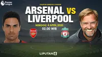 Sudah Dimulai, Dapatkan Live Streaming Liga Inggris Arsenal vs Liverpool di Televisi