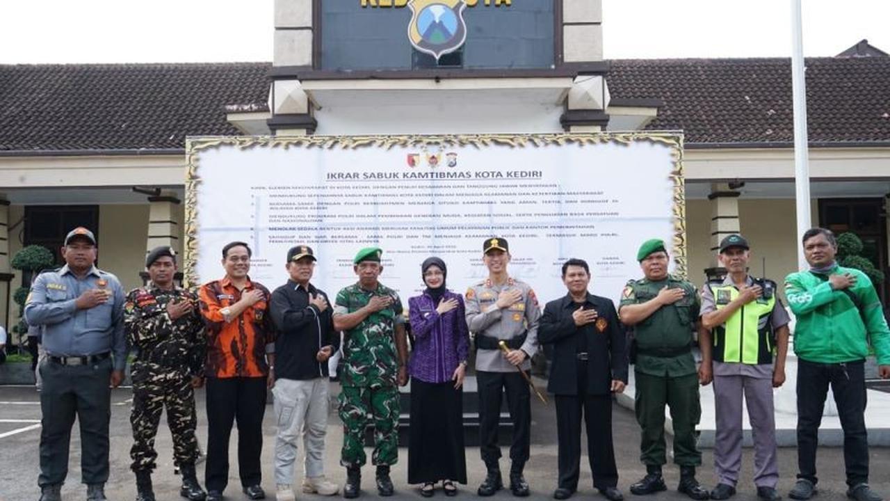 Pemkot Kediri Perkuat Keamanan Kota Melalui Dukungan Sabuk Kamtibmas Kediri
