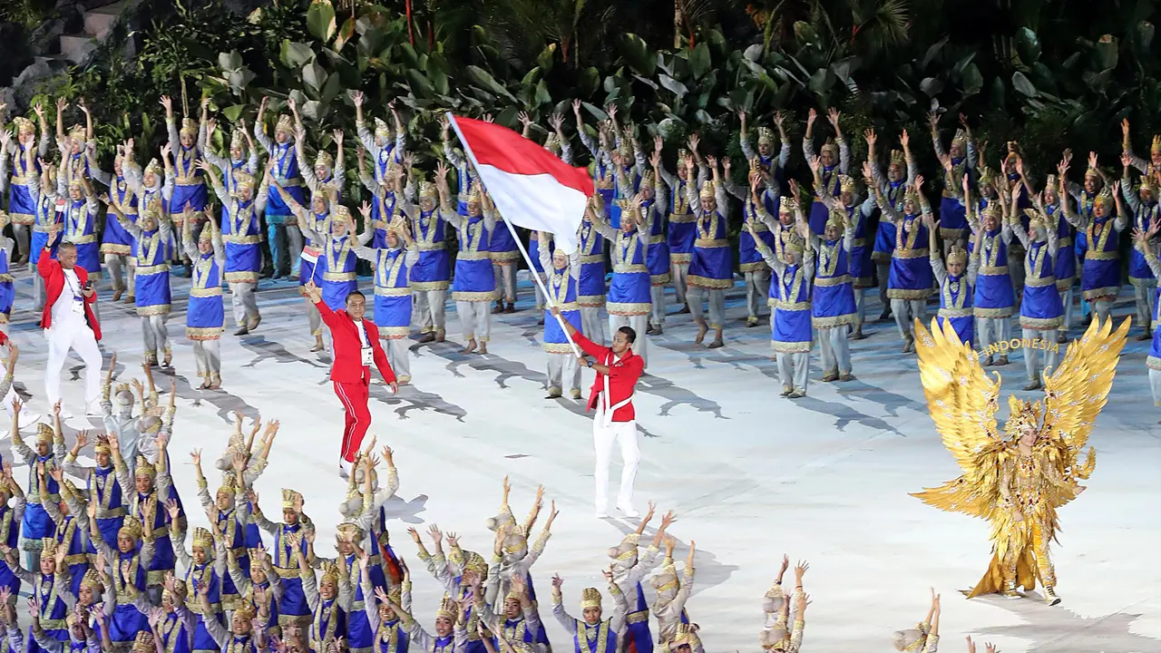 Siman Sudartawa Pimpin Kontingen Indonesia di Pembukaan Asian Games 2018