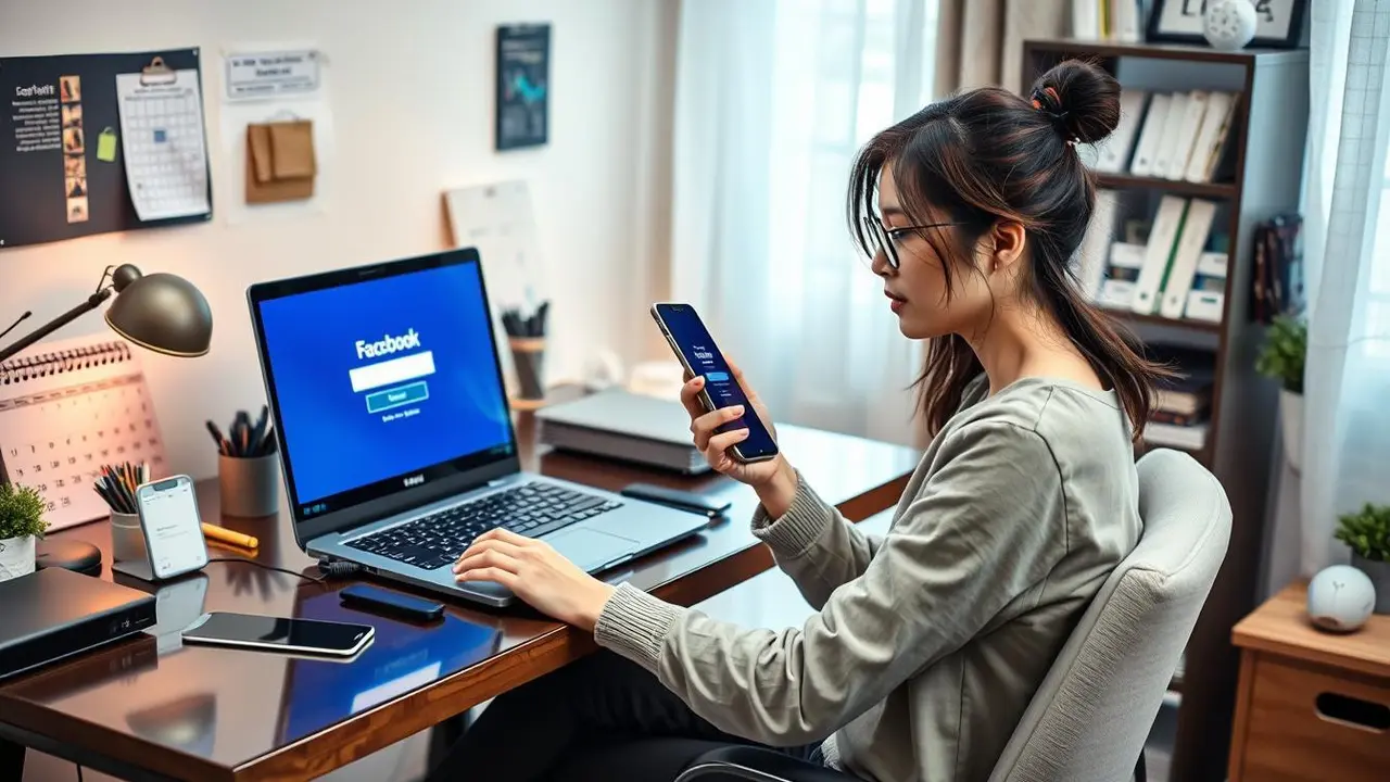 Cara Mengakses Kata Sandi Facebook (Foto: AI)
