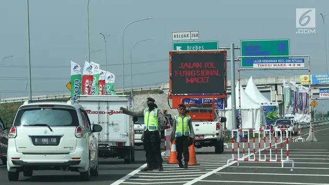 Penumpukan Jalur Buka Tutup Fungsional Brebes-Batang