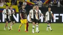 <p>Pemain Jerman berjalan keluar lapangan usai bertanding melawan Kolombia pada FIFA Matchday 2023 di Gelsenkirchen, Jerman, Rabu, 21 Juni 2023. (AP Photo/Martin Meissner)</p>