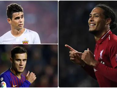 Bursa transfer musim dingin 2020 akan segera berakhir, ada beberapa pemain yang pernah tercatat sebagai pemain termahal pada sejarah bursa transfer musim dingin. Berikut 5 pemain termahal dalam sejarah bursa transfer musim dingin.(Kolase foto AFP)