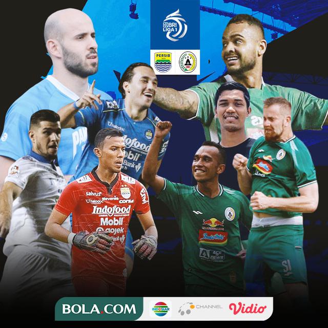 BRI Liga 1 - Duel Antarlini - Persib Bandung Vs PSS Sleman