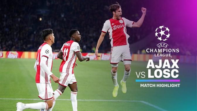 Video Highlights Liga Champions Ajax Vs Lille 3 0 Dunia Bola Com