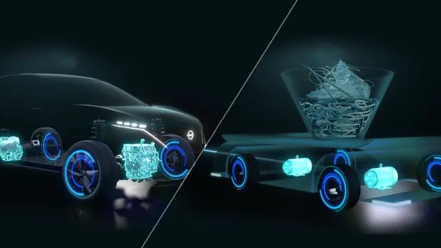 Nissan Pamer Teknologi e-4ORCE pakai Mangkok Ramen (Nissan)