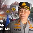Demo 2 Tahun Prabowo-Gibran di Bandung Ricuh, Mobil Polisi Dirusak Massa