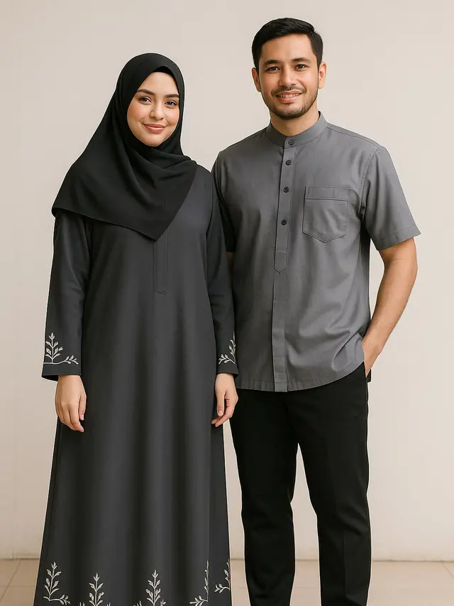 Inspirasi Baju Couple Muslim Syari