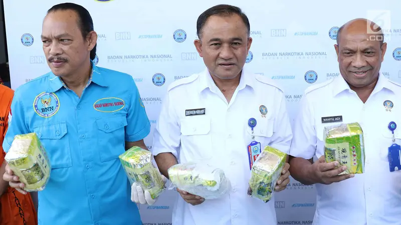 BNN Ungkap Tiga Kasus Penyelundupan Narkotika Internasional