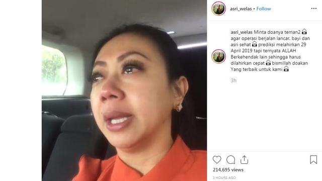 Asri Welas (Foto: Instagram/@asri_welas)