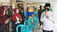 Bupati Kapuas, Ir Ben Brahim S Bahat di sarasehan pemuda Nahdliyin se-kalimantan Tengah.