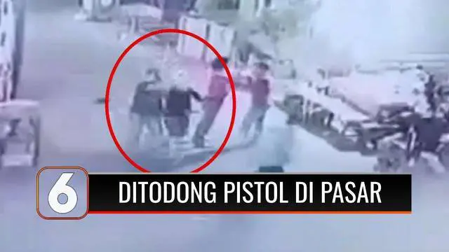 VIDEO: Rekaman CCTV, Tukang Parkir di Bekasi Dianiaya Hingga Ditodong Pistol, Kenapa?
