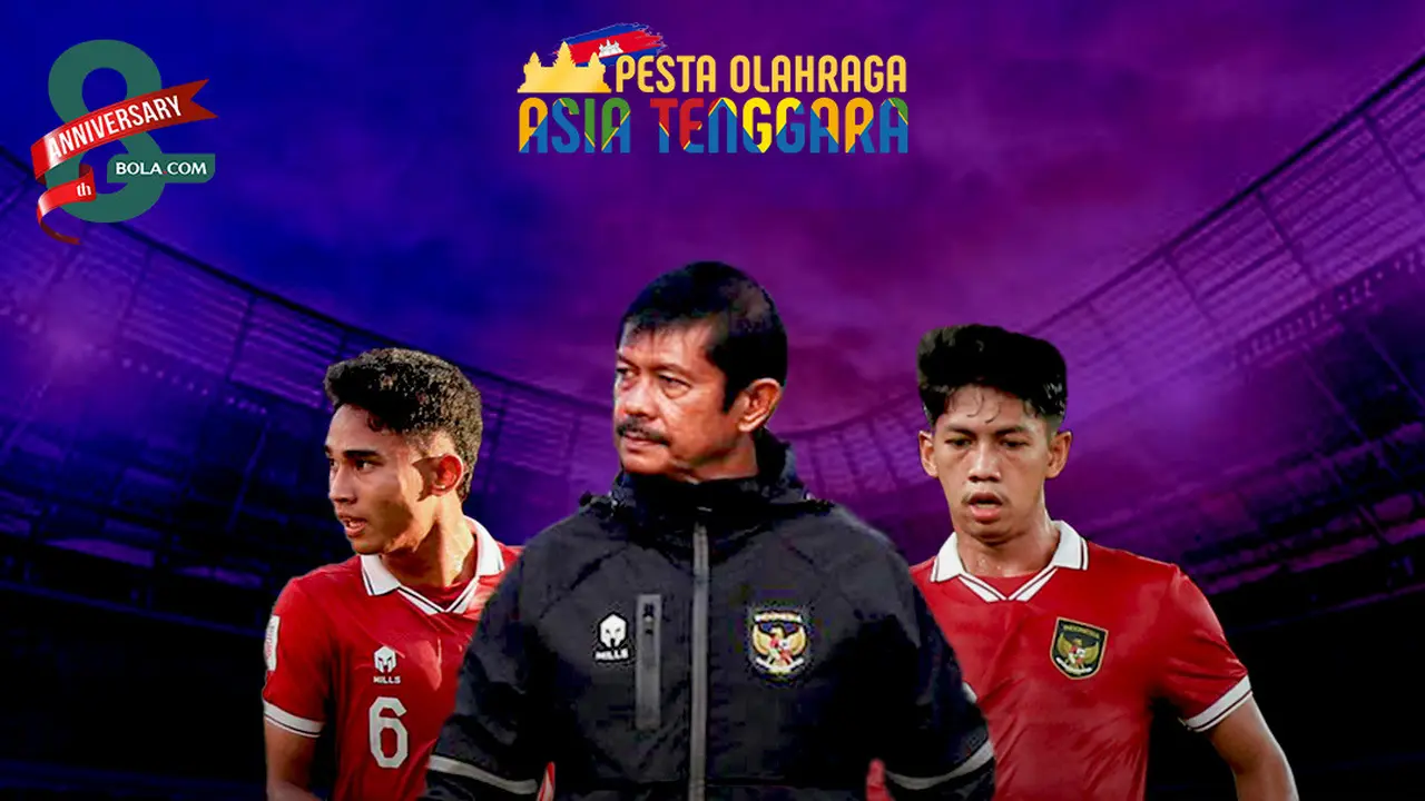 Timnas Indonesia - Indra Sjafri di Timnas Indonesia U-22 didampingi Marselino Ferdinan dan Ananda Raehan