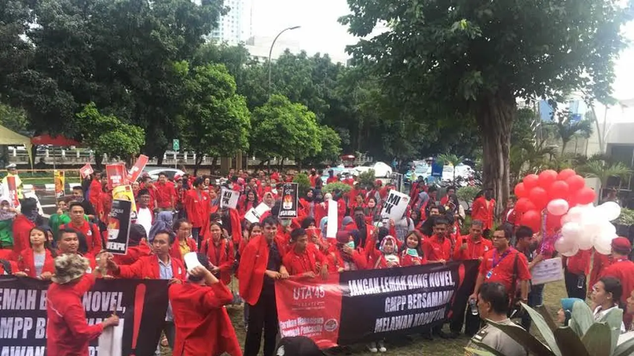 Aksi Dukung Novel Baswedan 