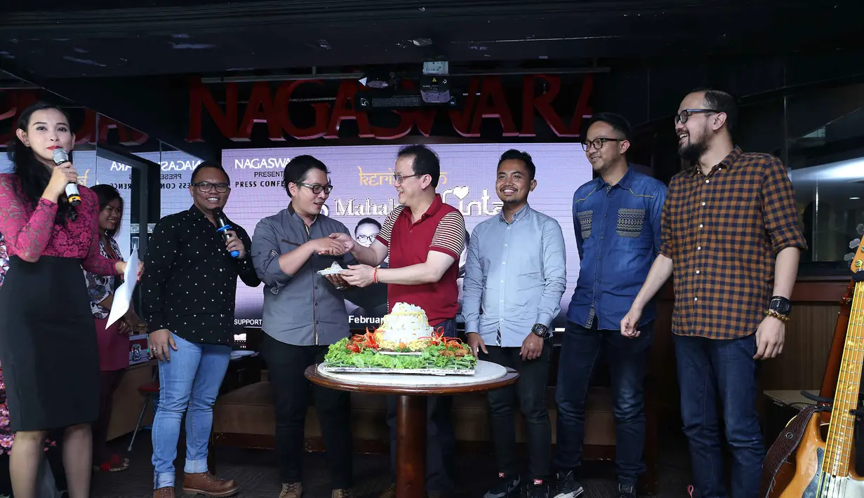 Grup beranggotakan Badai (keyboard), Anton (drum), Arif (gitar), Andika (bass), dan Fandy (vokal) ini akan mematok harga tiketnya Rp 150 ribu untuk semua kategori. (Nurwahyunan/Bintang.com)