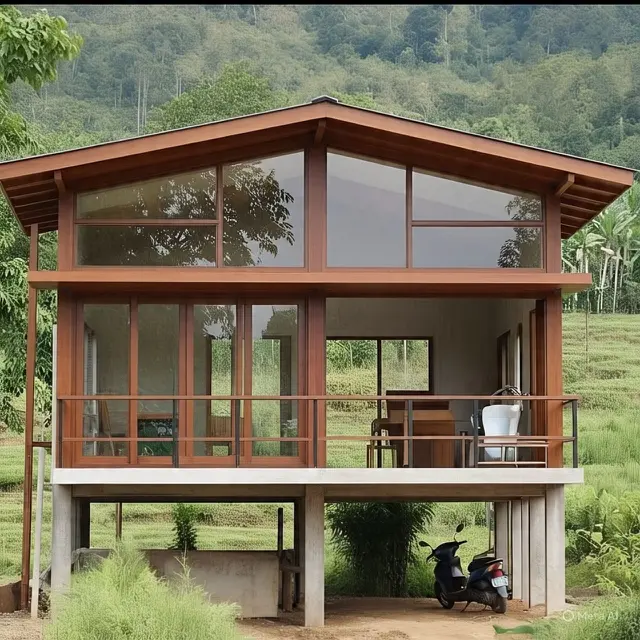 Rumah Sederhana Berbentuk Panggung