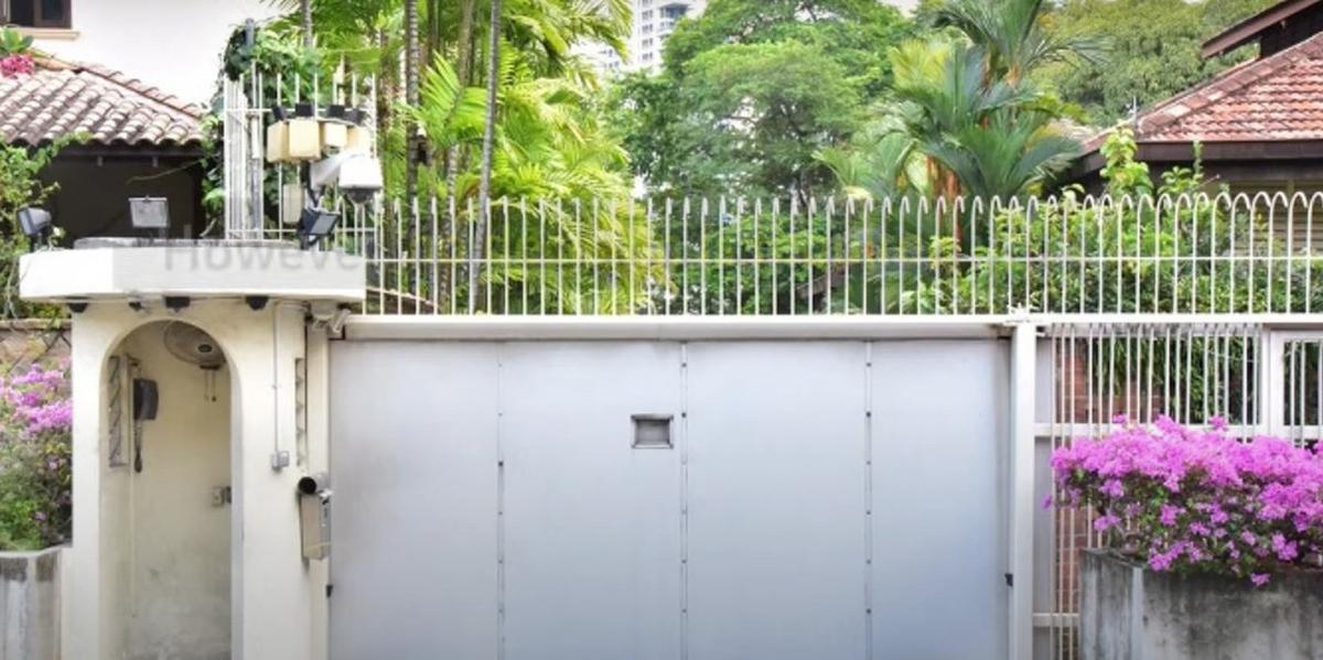 Potret penampakan depan rumah mendiang Lee Kuan Yew