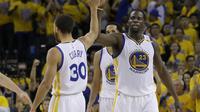 Draymond Green saat melawan San Antonio Spurs  pada laga Final NBA wilayah Barat, 17/5/2017 (14/5/2017) (AP Photo/Jeff Chiu)